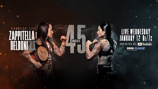 Invicta FC 45 Zappitella vs Delboni 2 [upl. by Arriec]