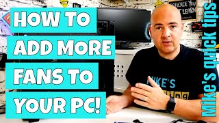 How To Add Extra Fan Headers To Your PC Build [upl. by Anotyad865]