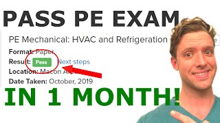 How To Pass The PE Exam HVAC amp Refrigeration In One Month [upl. by Elma]