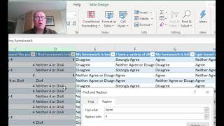 Coding Likert type scales in Excel [upl. by Margie]