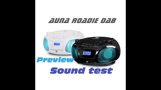 Auna Roadie DAB  Preview  Sound test 🎶 [upl. by Tita361]