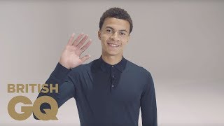 Dele Alli teaches the Tottenham Hotspur handshakes  British GQ [upl. by Rednael]