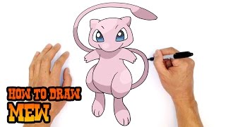 How to Draw Pokemon  Mew [upl. by Petey]