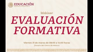 Webinar quotEvaluación Formativaquot [upl. by Savadove]