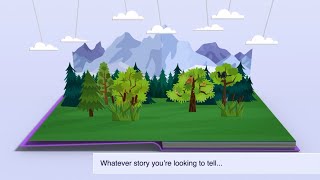 Pop Up Book 3D Animation  After Effects Template [upl. by Huxley733]