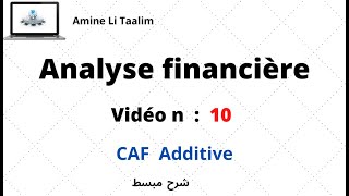 Etat des Soldes de Gestion  CAF Additive [upl. by Anerhs]