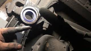 Peterbilt low air bushing replacement [upl. by Busiek]