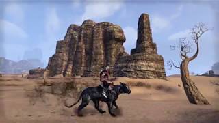 ESO Shadow Atronach Senche mount showcase [upl. by Ytsirhk]