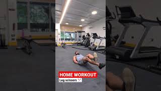 HOME WORKOUT  Six pack abs  Leg Scissors  BIGLEE [upl. by Mcgill619]