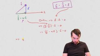 The geometric view on orthogonal projections [upl. by Kirad957]