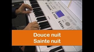 DOUCE NUIT SAINTE NUIT  SILENT NIGHT  PIANO ET CLAVIER  PARTITION [upl. by Ygiaf]