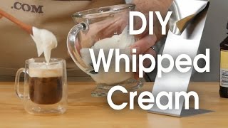 DIY whipped cream in 60 seconds [upl. by Aysan]