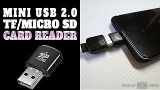 Lecteur Carte USB 20 TFlashMicro SD Mini Card Reader 2pcs  GearBest [upl. by Oilalue]