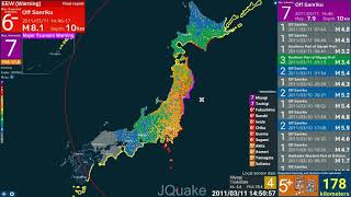 JQuake  The Great East Japan Earthquake of March 11th 2011 [upl. by Cornelie]