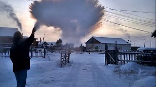 56°C 69°F from Yakutsk to Oymyakon in winter  THE MOVIE HD 2015 [upl. by Rowena881]