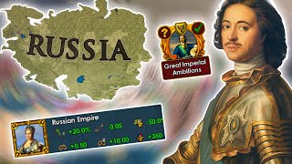 RUSSIA Has The MOST COMPLEX MISSIONS And GOVERNMENT In EU4 [upl. by Dnumde]