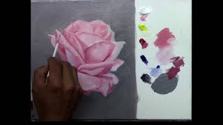 Como Pintar una Rosa [upl. by Huckaby641]