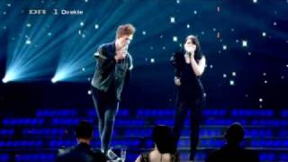 XFactor 2010 DK finale  Tine  Erik Hasle  Hurtful [upl. by Ritter]