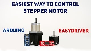 Easiest way to control a stepper motor  EasyDriver [upl. by Enomis280]