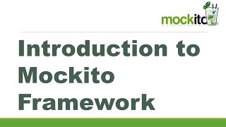 Introduction to Mockito Framework  Mockito 3  Mockito Tutorial  Mockito interview question [upl. by Otnas97]