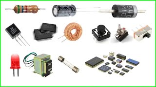 Basic Electronic Components and their Function  Electronic Components Parts Function [upl. by Addie398]