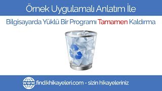 Program Kaldırma ve Bilgisayardan Tamamen Silme Windows 710 [upl. by Beller]