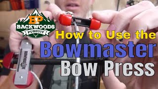 Bowmaster Bow Press How to Use a Portable Bow Press [upl. by Couchman]