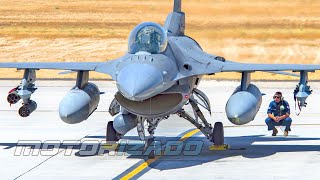 F16 Fighting Falcon Fighter Jet in Action [upl. by Avner]