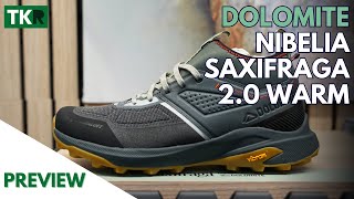 Dolomite Nibelia Saxifraga 2 0 Warm  Preview  Zapatillas cómodas rápidas y cálidas [upl. by Ok]