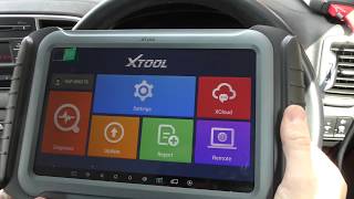 Kia SIMPLE Mileage KM Change Adjustment Correction Via OBD2 port X Tool H6 Pro [upl. by Nordna]