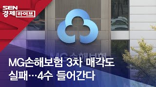 MG손해보험 3차 매각도 실패…4수 들어간다 [upl. by Lasiaf]