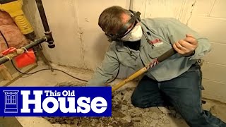 How to Install a Sump Pump  This Old House [upl. by Eednar991]