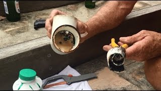 How To  The Best way to remove glued PVC pipe Reuse the fitting Easy [upl. by Assille]