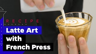 How To Make Cappuccino At Home with French Press [upl. by Attevaj]