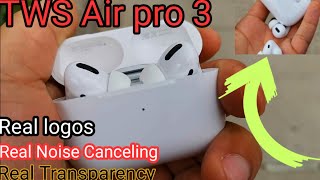 TWS Air pro 3 Bluetooth Earphones  Exact Clone Replica 11 new model [upl. by Schenck37]