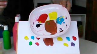 Cómo hacer color marrón Nuevo canal Pintar con Marta [upl. by Anelhtak]