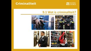 91 Wat is criminaliteit [upl. by Roderick]