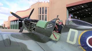 Supermarine Spitfire  Start amp Taxi [upl. by Inez]