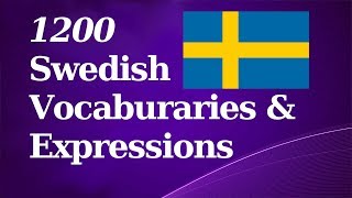 1200 Basic Swedish Vocab amp Expressions [upl. by Hyacinthie185]