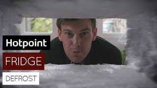 How to defrost your fridge freezer  by Hotpoint [upl. by Anelaj]