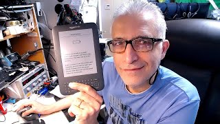 Tutorial on how to replace the battery pack in an Amazon Kindle D00901 Electronic eBook Reader [upl. by Tristas361]