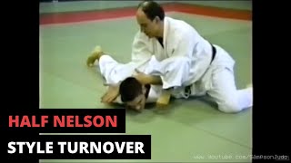 Half Nelson turnover in Judo [upl. by Ennaitsirk28]