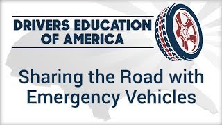 Passing Emergency Vehicles  Texas Adult Drivers Ed [upl. by Euqinim]