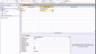 Change currency format in Microsoft access [upl. by Nowahs]