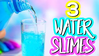 DIY Water Slime How To Make The Best Water Slime Recipe Jiggly Water Slime [upl. by Em363]