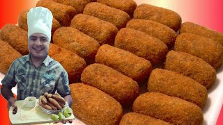 CROQUETES DE CARNE MOIDA  Fácil e Econômico [upl. by Sapphira]