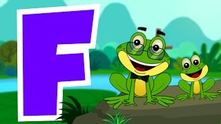 Phonics Song  Letter F  Learn ABC  Kids Video [upl. by Mesics]