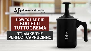 How to Use the Bialetti Tuttocrema Milk Frother [upl. by Onnem588]