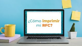 TUTORIAL  ¿Cómo imprimir mi RFC  Facture App [upl. by Nalhsa]