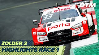 Lead change at the DTM championship  Highlights Race 1  DTM Zolder 2 2020 [upl. by Anidene]